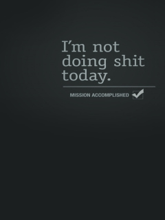 Das Mission Accomplished Wallpaper 240x320