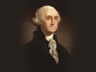 Das George Washington Wallpaper 320x240