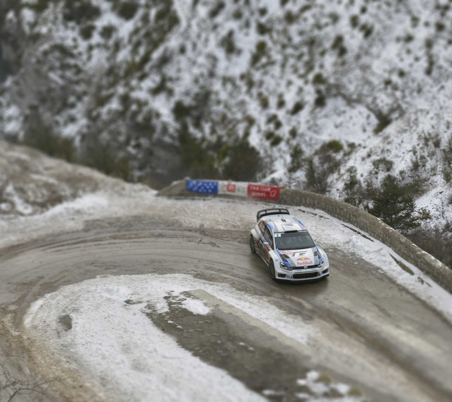 Screenshot №1 pro téma Volkswagen Winter Rally 1440x1280