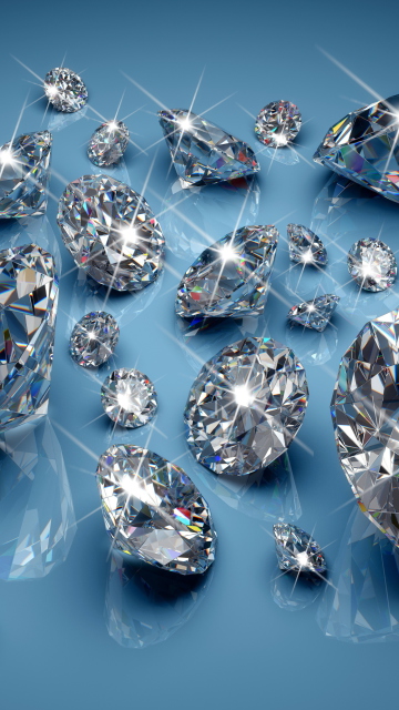 Das Sparkling Diamonds Wallpaper 360x640