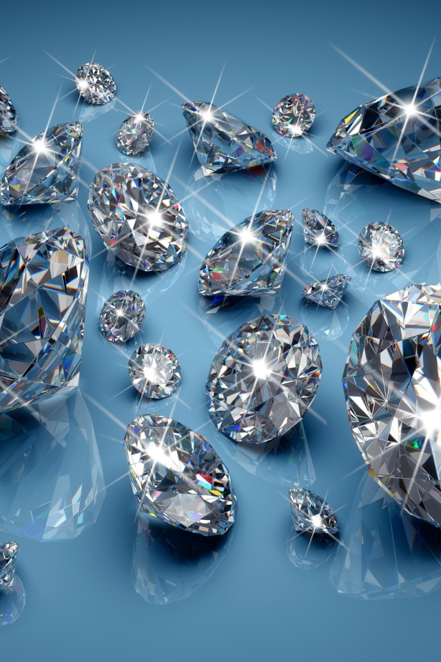 Screenshot №1 pro téma Sparkling Diamonds 640x960