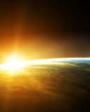 Sunrise In Outer Space wallpaper 128x160