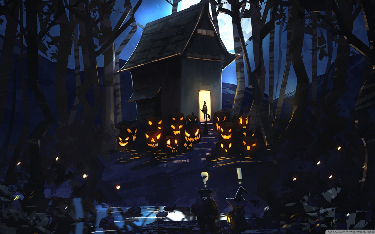 Screenshot №1 pro téma Halloween House 1280x800