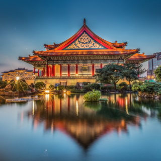 Taipei Longshan Temple - Obrázkek zdarma pro iPad mini