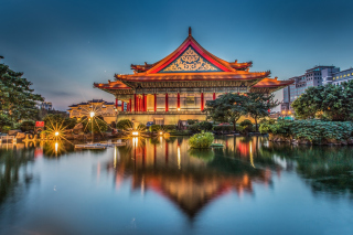 Taipei Longshan Temple - Obrázkek zdarma pro 1366x768