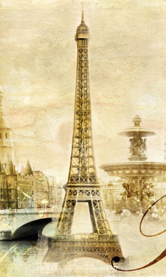 Das Paris, Sacre Coeur, Cathedrale Notre Dame Wallpaper 240x400