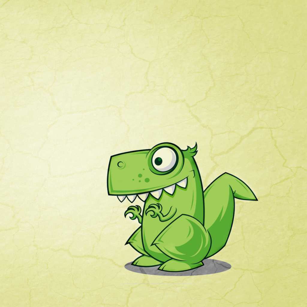 Fondo de pantalla Dinosaur Illustration 1024x1024