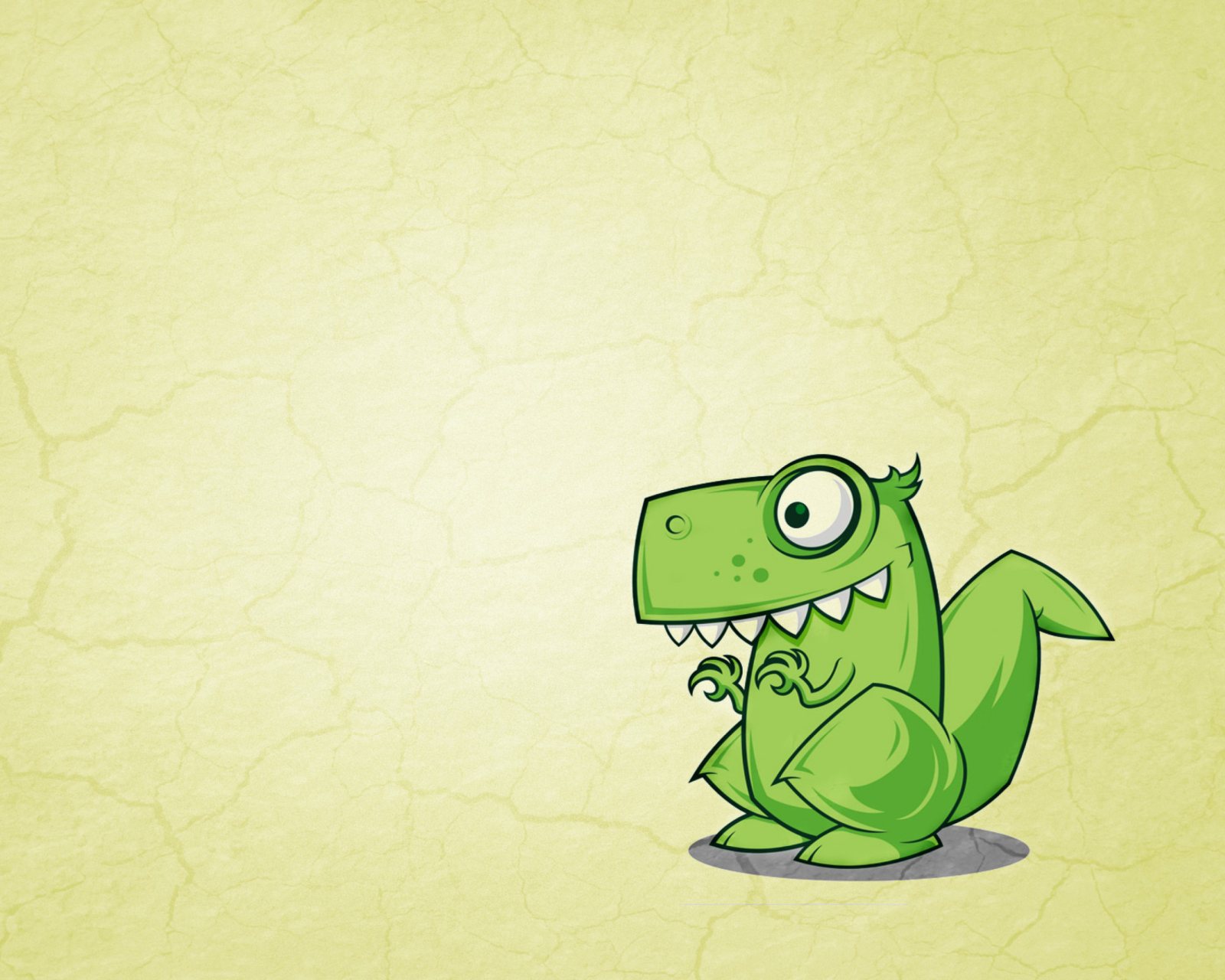 Das Dinosaur Illustration Wallpaper 1600x1280