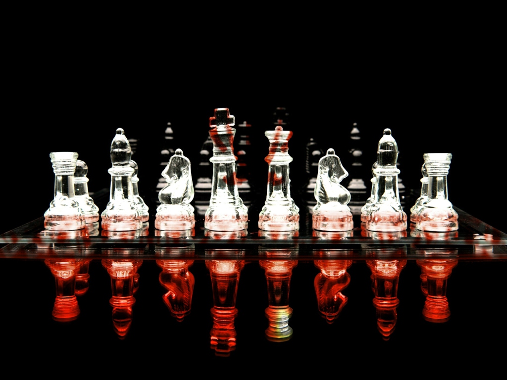 Sfondi Glass Chess 1024x768