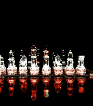 Glass Chess - Obrázkek zdarma pro 320x480