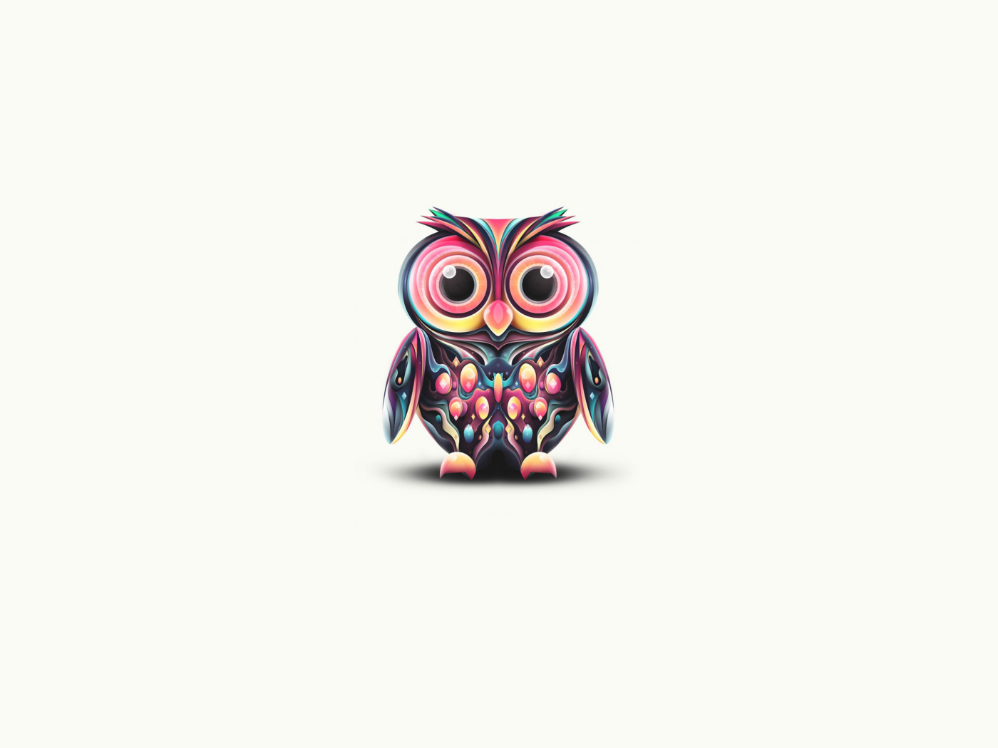 Screenshot №1 pro téma Owl Illustration 1400x1050