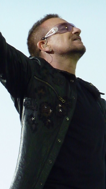 Das Bono U2 Wallpaper 360x640