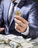 Bitcoin Money Business wallpaper 128x160