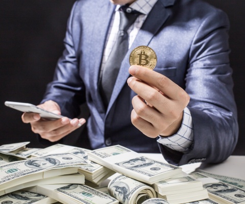 Bitcoin Money Business wallpaper 480x400