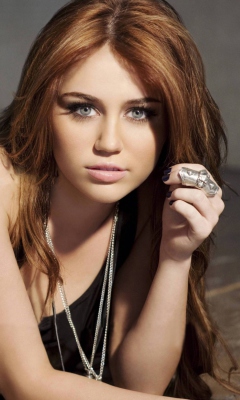 Fondo de pantalla Miley Cyrus 240x400