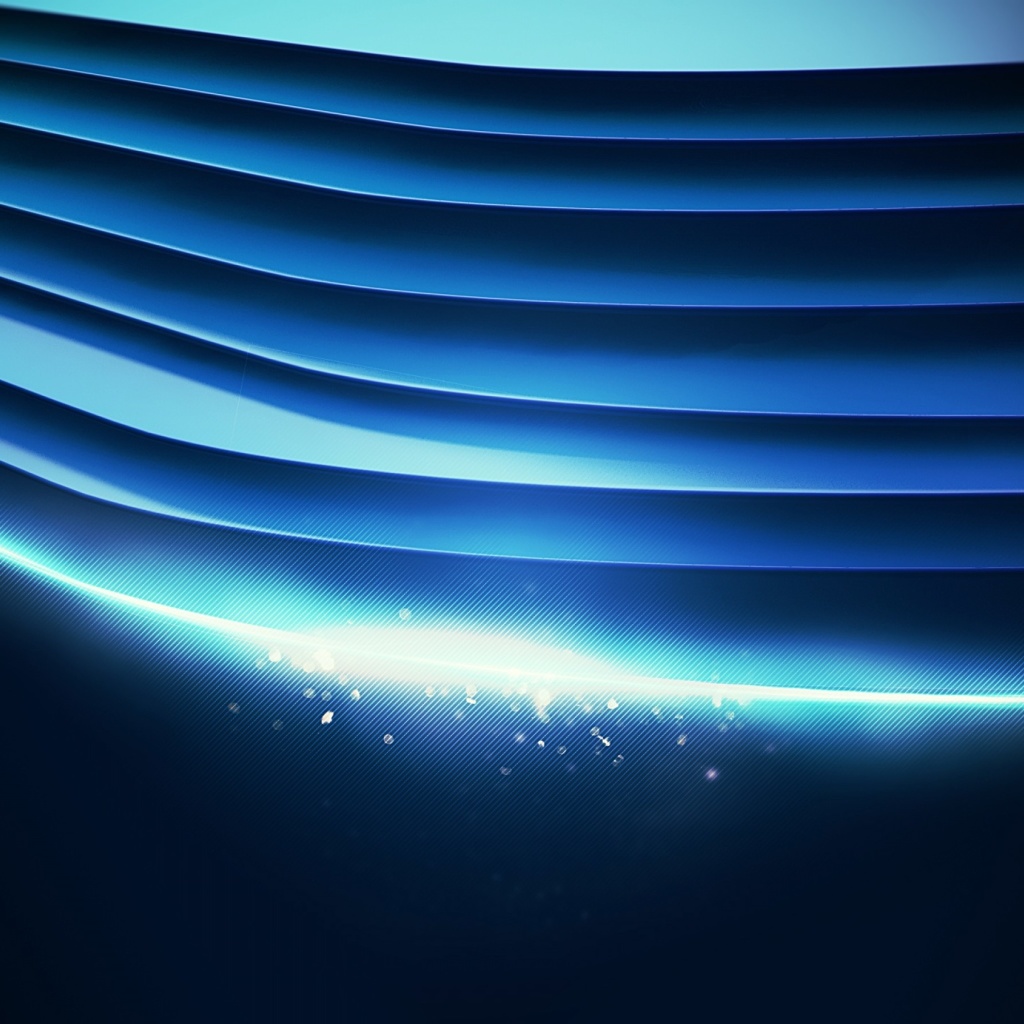 Blue background wallpaper screenshot #1 1024x1024