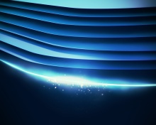 Blue background wallpaper screenshot #1 220x176