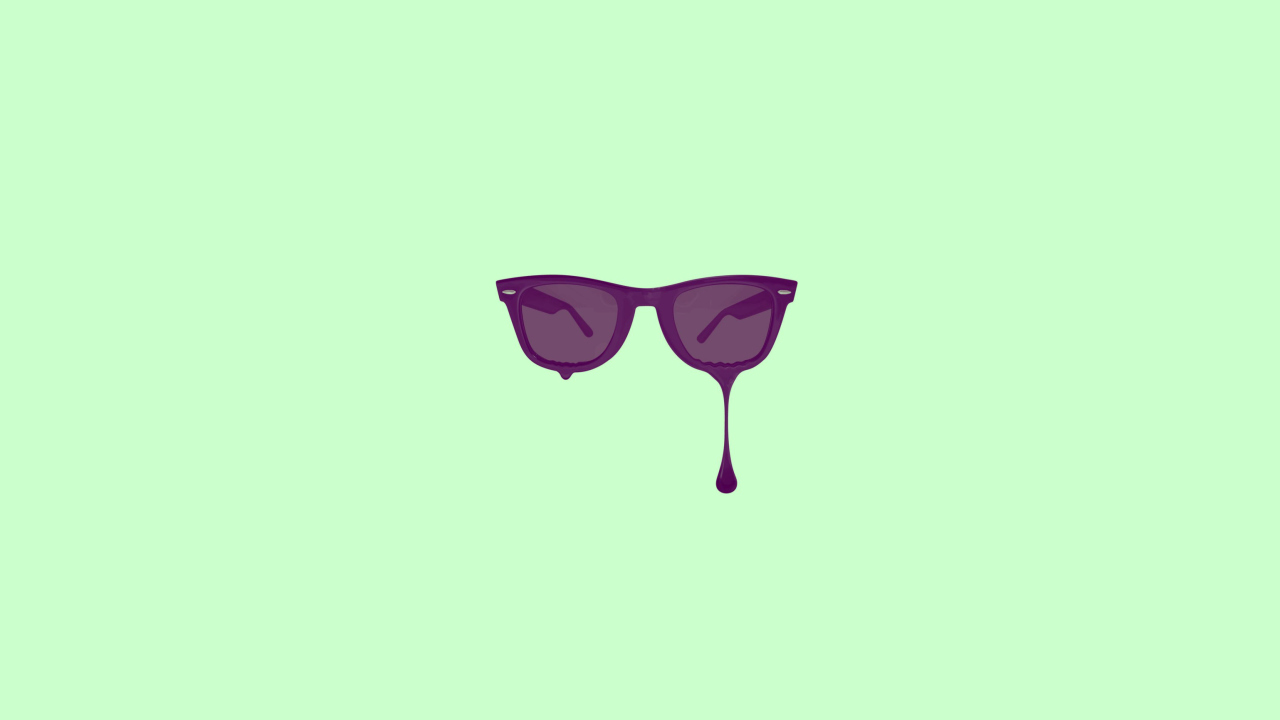 Sfondi Minimalistic Purple Glasses 1280x720