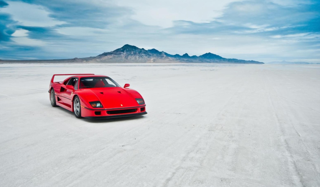 Screenshot №1 pro téma Red Ferrari F40 1024x600
