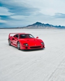 Screenshot №1 pro téma Red Ferrari F40 128x160