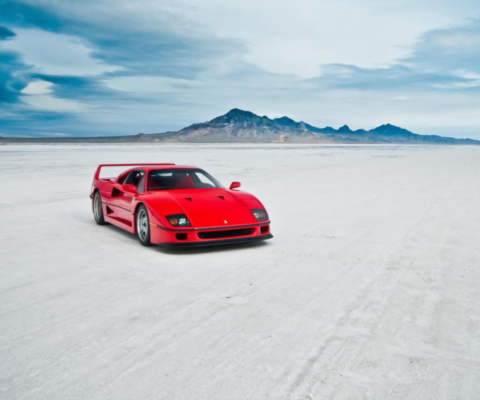 Red Ferrari F40 wallpaper 960x800