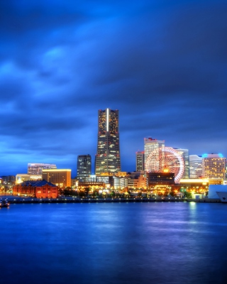 Japan, Yokohama, Kanagawa Prefecture sfondi gratuiti per iPhone 3G
