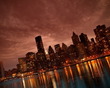 Das Manhattan Reflections Wallpaper 220x176