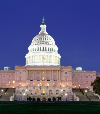 US Capitol at Night Washington - Obrázkek zdarma pro Nokia Asha 310