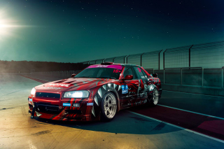 Nissan Skyline GTR R33 for Street Racing papel de parede para celular 