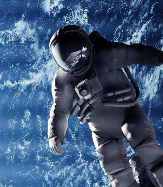 Astronaut In Space papel de parede para celular para iPhone 5