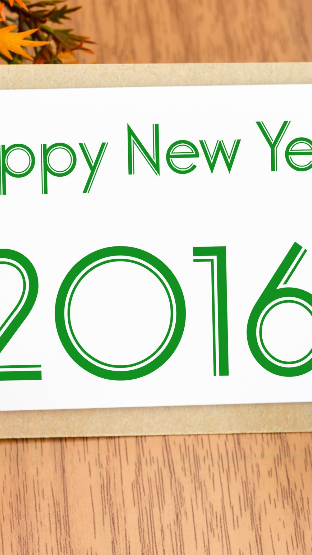 Screenshot №1 pro téma Happy New Year 2016 Card 1080x1920