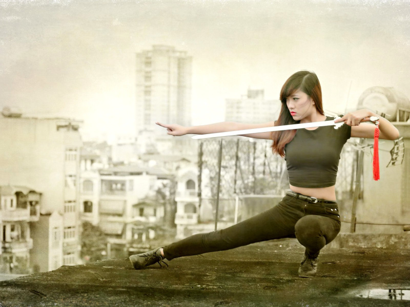 Japanese girl warrior screenshot #1 800x600