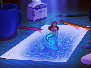 Screenshot №1 pro téma Little Mermaid 320x240