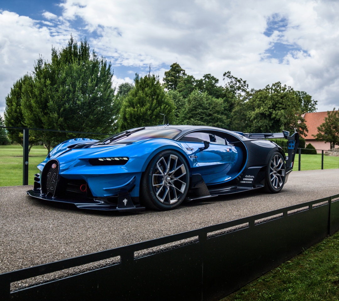 Das Bugatti Chiron Vision Gran Turismo Wallpaper 1080x960