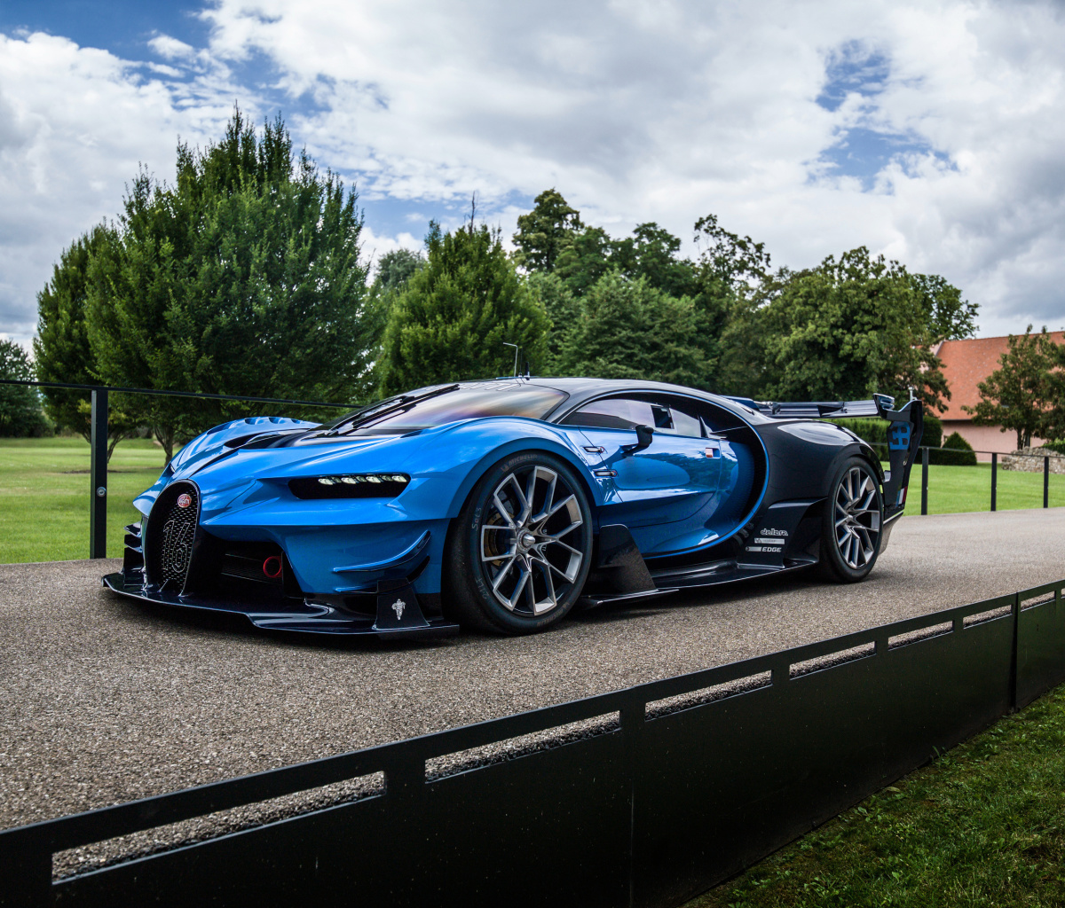 Обои Bugatti Chiron Vision Gran Turismo 1200x1024