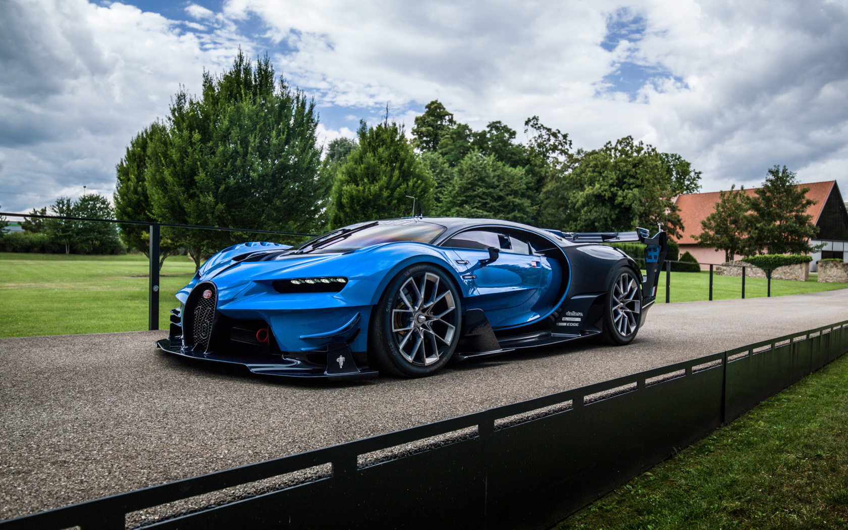 Das Bugatti Chiron Vision Gran Turismo Wallpaper 1680x1050