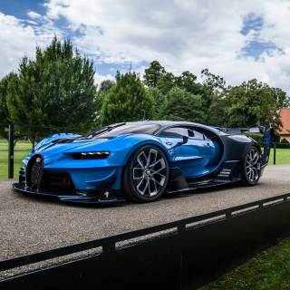 Bugatti Chiron Vision Gran Turismo - Obrázkek zdarma pro 208x208