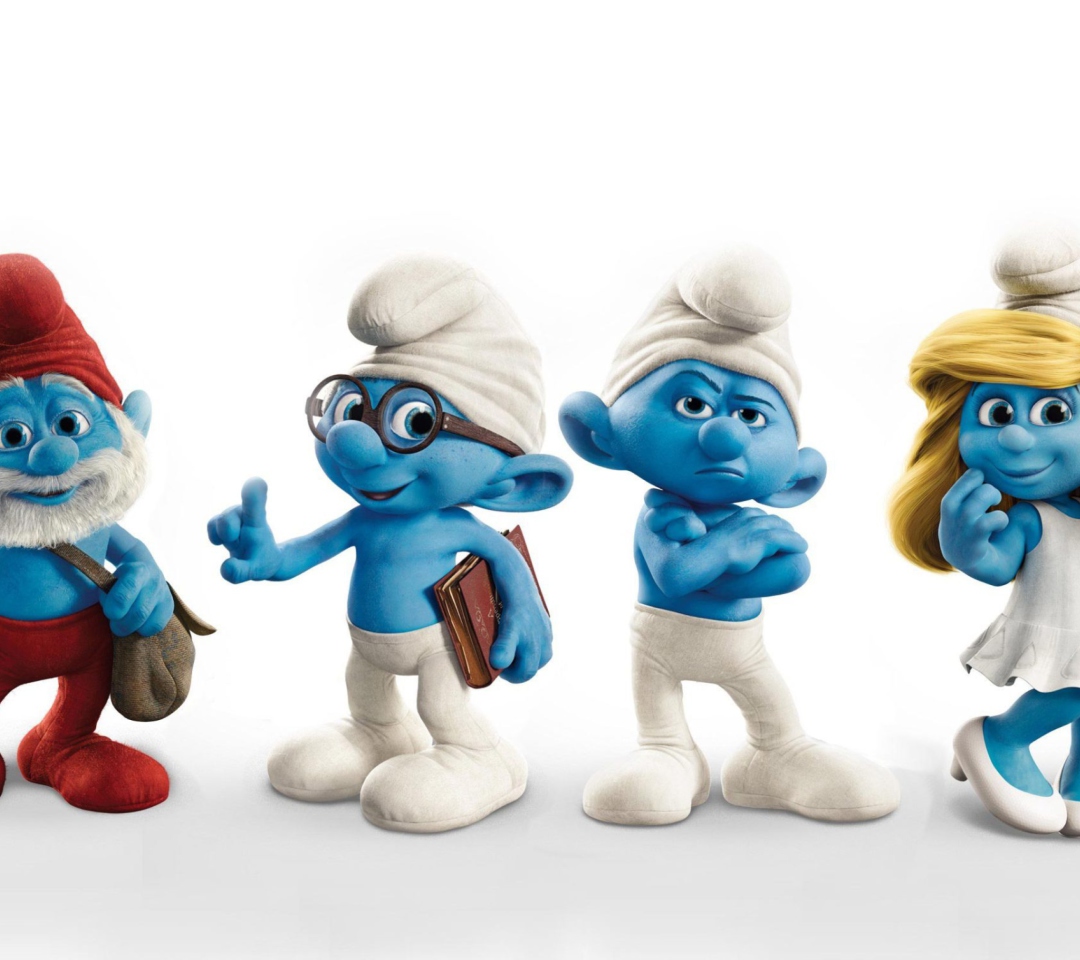 Обои Smurfs 2011 Movie 1080x960