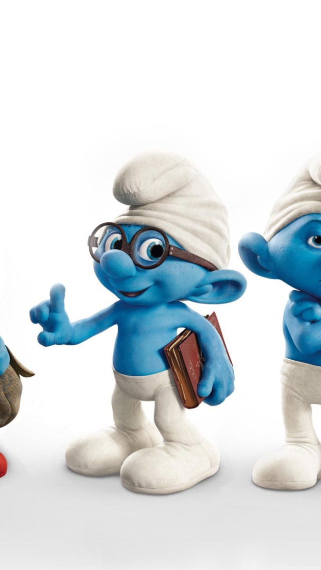 Обои Smurfs 2011 Movie 640x1136