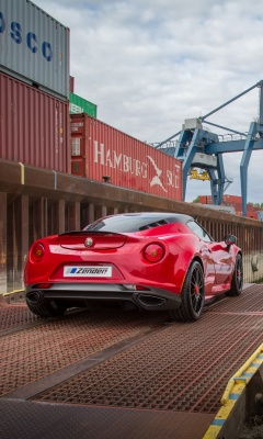 Fondo de pantalla Alfa Romeo 4C 240x400