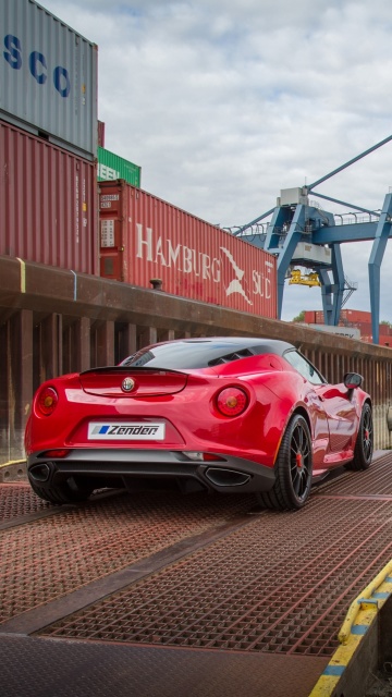 Alfa Romeo 4C wallpaper 360x640