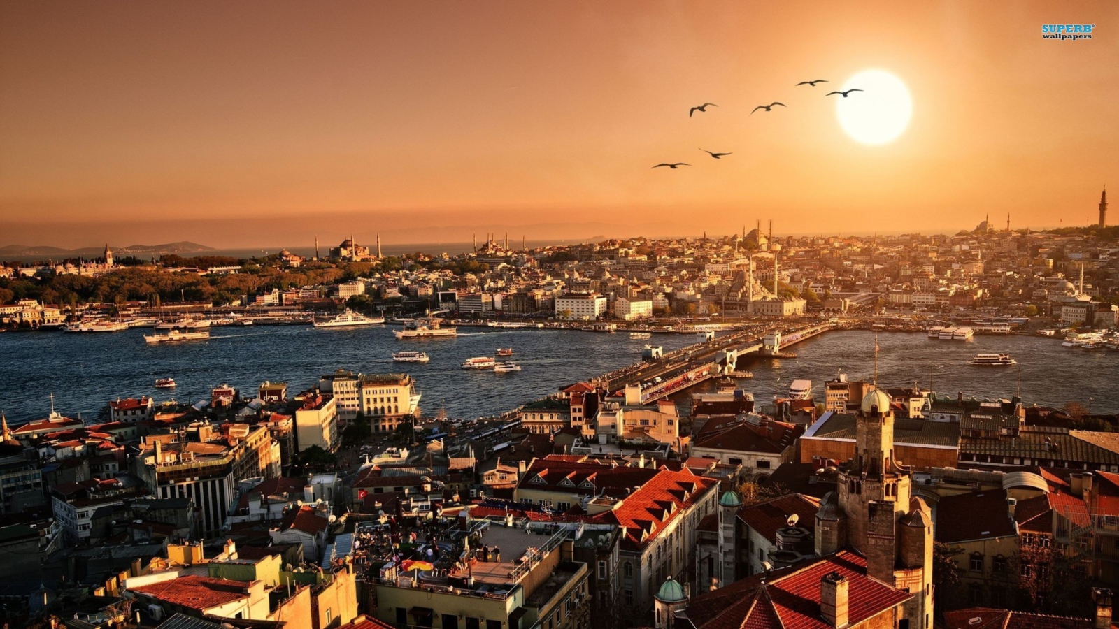 Sfondi Istanbul Turkey 1600x900