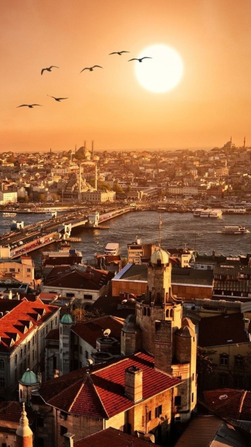 Fondo de pantalla Istanbul Turkey 360x640