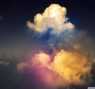 Rainbow Clouds - Obrázkek zdarma pro iPad mini 2