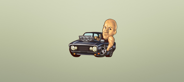 Screenshot №1 pro téma Vin Diesel Illustration 720x320