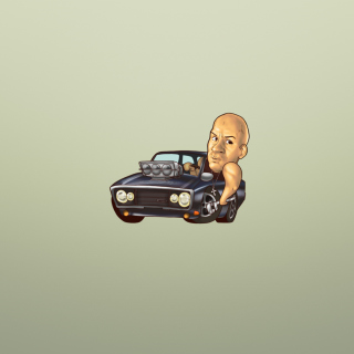 Vin Diesel Illustration - Obrázkek zdarma pro iPad mini