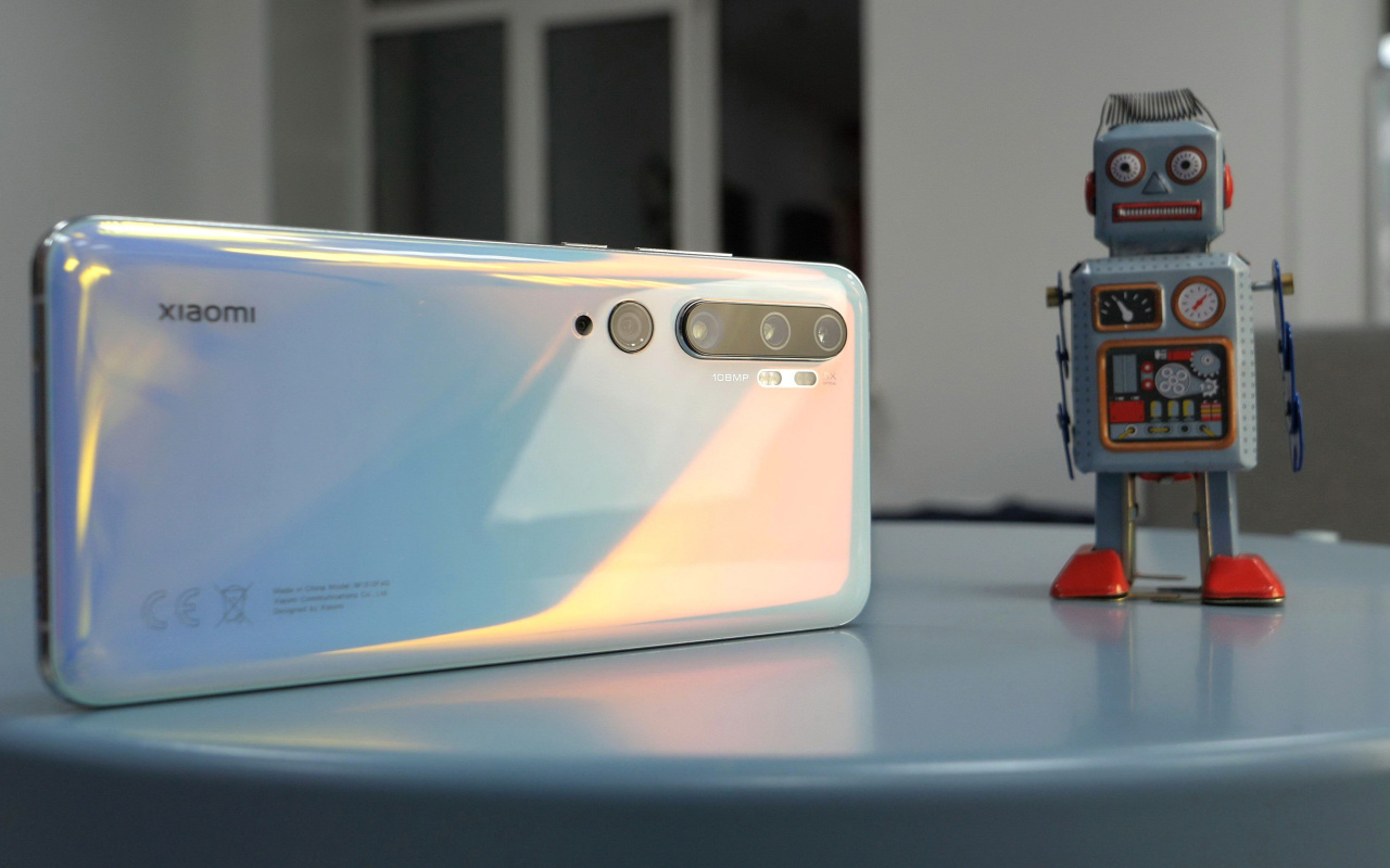 Обои Xiaomi Mi Note 10 Pro Smartphone 1280x800