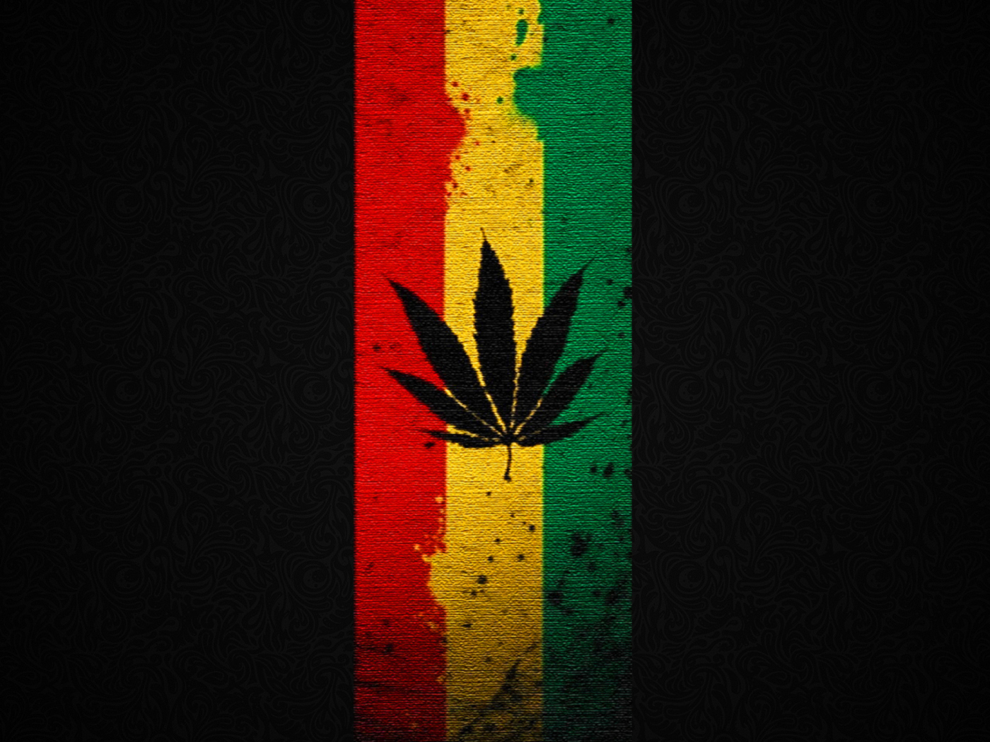 Обои Leaf Rasta 1400x1050