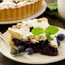 Classic Blueberry Pie wallpaper 208x208