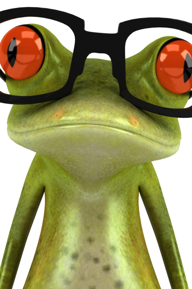 Screenshot №1 pro téma 3D Frog Glasses 640x960